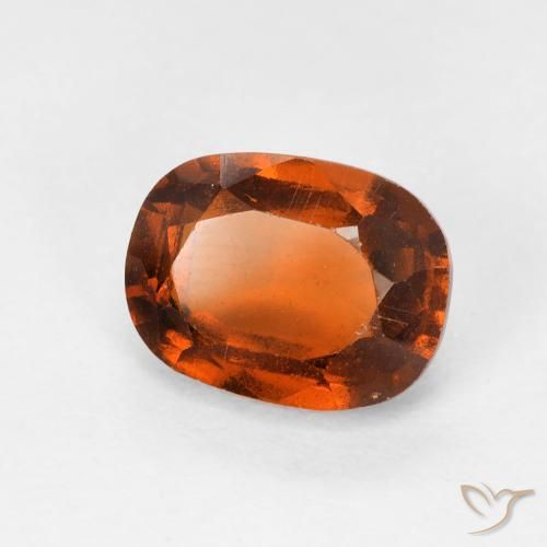 2.10 ct Orange Hessonite Garnet Stone, Natural Hessonite Garnet in Cushion-Cut Shape for Sale