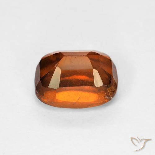 Hessonite Garnet Gemstone in 7 x 5 mm (calibrated) Size for Sale, Hessonite Garnet Stone in Dark Orange Color
