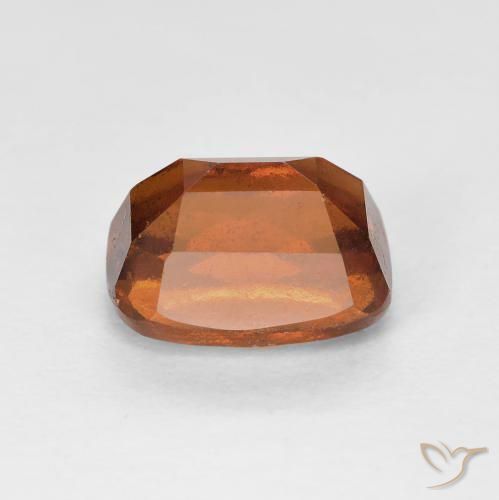 Hessonite Garnet Gemstone in 8.4 x 6.3 mm Size for Sale, Hessonite Garnet Stone in Deep Orange Color