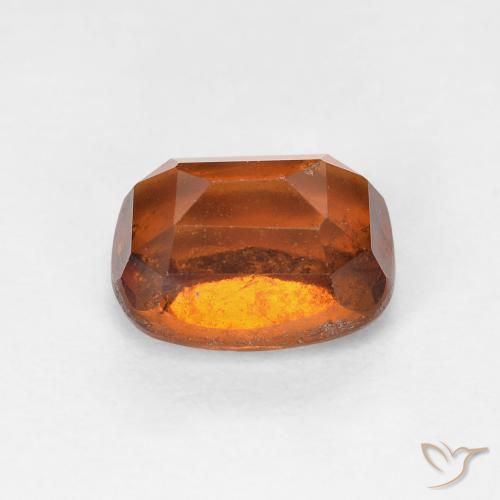 Hessonite Garnet Gemstone in 8 x 6 mm (calibrated) Size for Sale, Hessonite Garnet Stone in Deep Orange Color