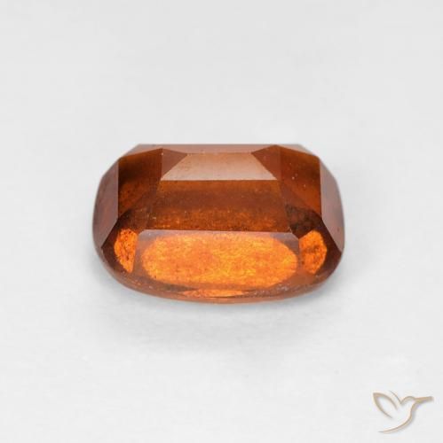Hessonite Garnet Gemstone in 8 x 6 mm (calibrated) Size for Sale, Hessonite Garnet Stone in Amber Orange Color
