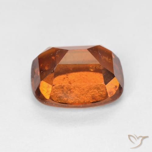 Hessonite Garnet Gemstone in 9.2 x 4.2 mm Size for Sale, Hessonite Garnet Stone in Reddish Orange Color