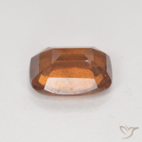 Hessonite Garnet Gemstone in 8.4 x 6.3 mm Size for Sale, Hessonite Garnet Stone in Amber Orange Color