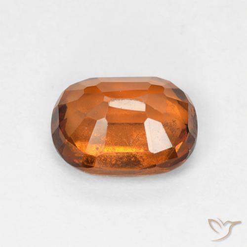 Hessonite Garnet Gemstone in 8 x 6 mm (calibrated) Size for Sale, Hessonite Garnet Stone in Earthy Orange Color