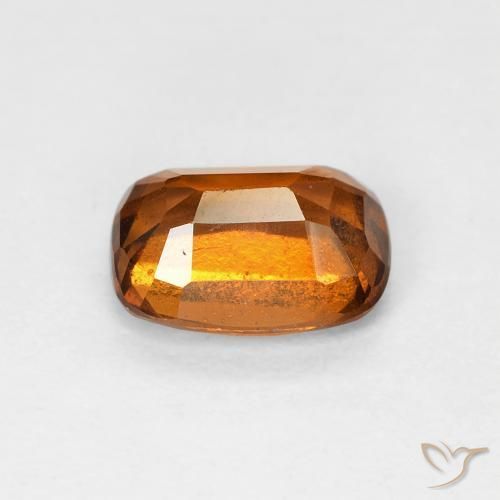 Hessonite Garnet Gemstone in 7 x 5 mm (calibrated) Size for Sale, Hessonite Garnet Stone in Medium Orange Color