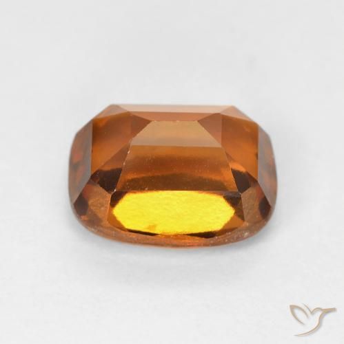 Hessonite Garnet Gemstone in 8 x 6 mm (calibrated) Size for Sale, Hessonite Garnet Stone in Deep Orange Color