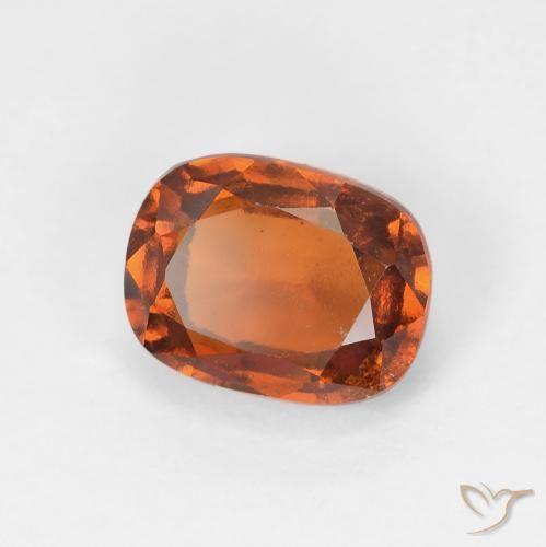 2.13 ct Orange Hessonite Garnet Stone, Natural Hessonite Garnet in Cushion-Cut Shape for Sale