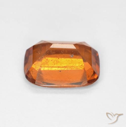 Hessonite Garnet Gemstone in 9 x 7 mm (calibrated) Size for Sale, Hessonite Garnet Stone in Medium Dark-Orange Color