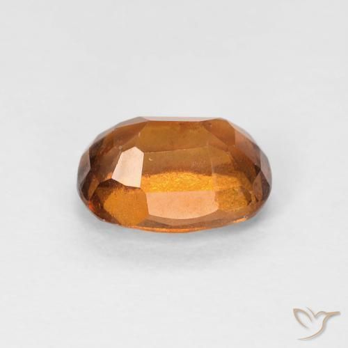 Hessonite Garnet Gemstone in 7 x 5 mm (calibrated) Size for Sale, Hessonite Garnet Stone in Medium Dark-Orange Color