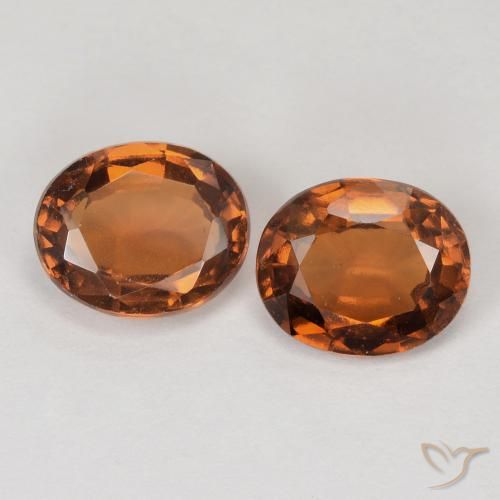 3.02ctw Natural Amber Orange Hessonite Garnet, Oval, VS-SI
