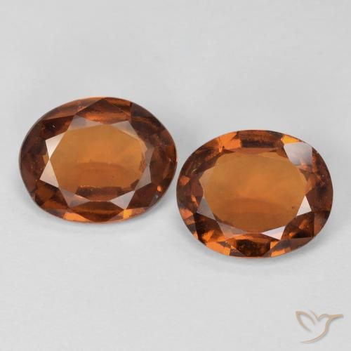 3.47 ct Orange Hessonite Garnet, 8.9 x 7.1 mm Oval Cut From Madagascar, Photo A