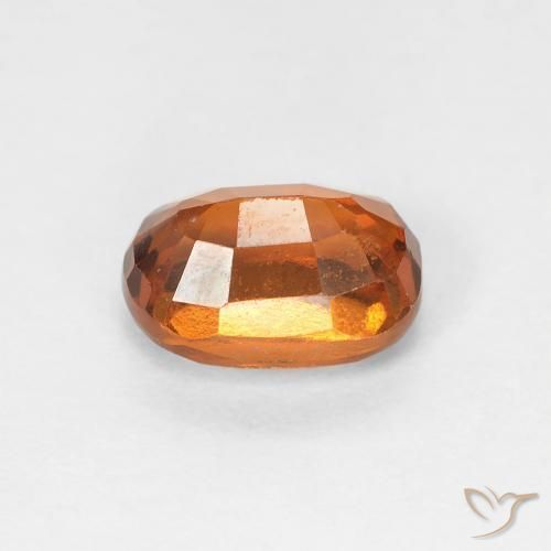 Hessonite Garnet Gemstone in 7 x 5 mm (calibrated) Size for Sale, Hessonite Garnet Stone in Deep Orange Color