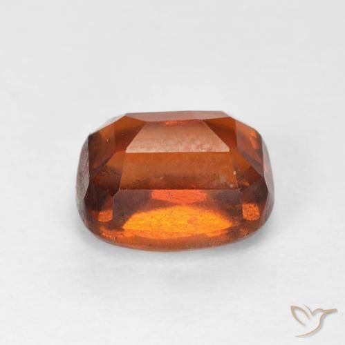 Hessonite Garnet Gemstone in 8 x 6 mm (calibrated) Size for Sale, Hessonite Garnet Stone in Deep Orange Color