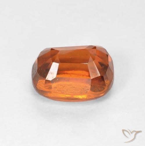 Hessonite Garnet Gemstone in 8 x 6 mm (calibrated) Size for Sale, Hessonite Garnet Stone in Deep Orange Color