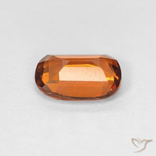 Hessonite Garnet Gemstone in 8 x 6 mm (calibrated) Size for Sale, Hessonite Garnet Stone in Yellowish Orange Color
