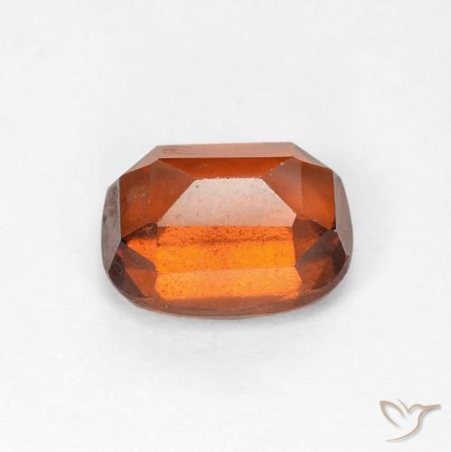 Hessonite Garnet Gemstone in 8 x 6 mm (calibrated) Size for Sale, Hessonite Garnet Stone in Reddish Orange Color