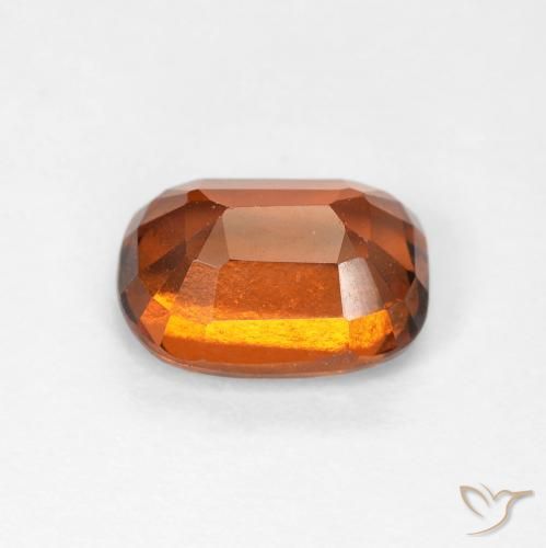 Hessonite Garnet Gemstone in 8 x 6 mm (calibrated) Size for Sale, Hessonite Garnet Stone in Reddish Orange Color