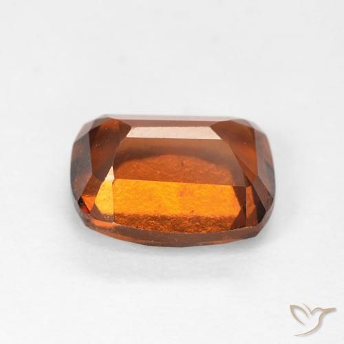 Hessonite Garnet Gemstone in 8.7 x 6.7 mm Size for Sale, Hessonite Garnet Stone in Amber Orange Color