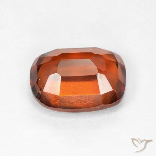 Hessonite Garnet Gemstone in 9 x 7 mm (calibrated) Size for Sale, Hessonite Garnet Stone in Reddish Orange Color