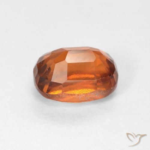 Hessonite Garnet Gemstone in 7 x 5 mm (calibrated) Size for Sale, Hessonite Garnet Stone in Deep Orange Color