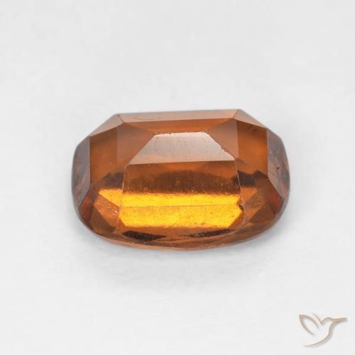 Hessonite Garnet Gemstone in 8 x 6 mm (calibrated) Size for Sale, Hessonite Garnet Stone in Medium Orange Color