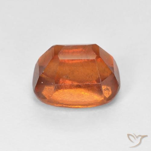 Hessonite Garnet Gemstone in 8 x 6 mm (calibrated) Size for Sale, Hessonite Garnet Stone in Reddish Orange Color
