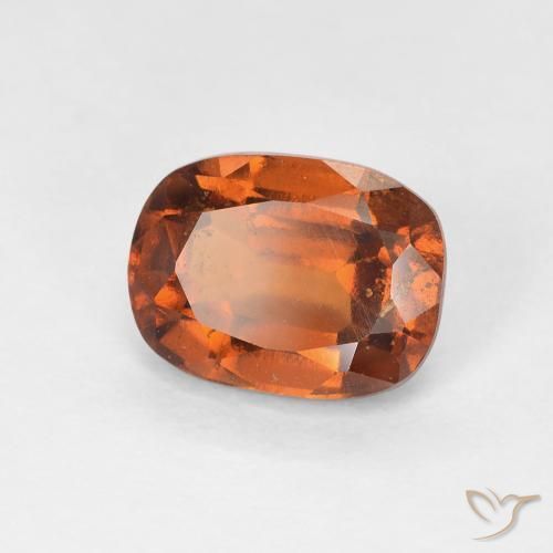 1.80 ct Orange Hessonite Garnet Stone, Natural Hessonite Garnet in Cushion-Cut Shape for Sale