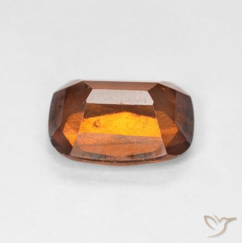 Hessonite Garnet Gemstone in 9 x 7 mm (calibrated) Size for Sale, Hessonite Garnet Stone in Reddish Orange Color
