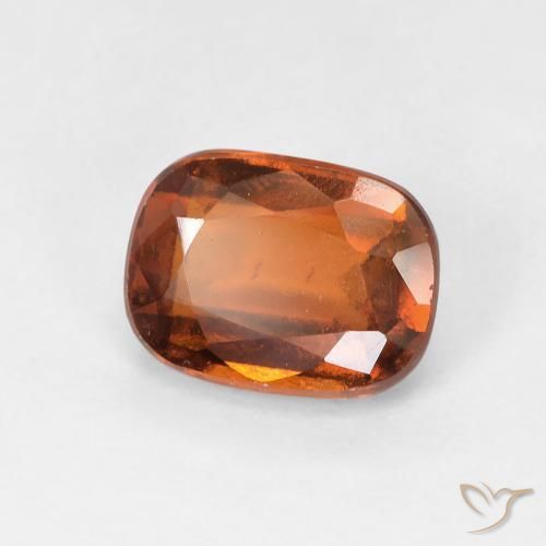 1.92 ct Orange Hessonite Garnet Stone, Natural Hessonite Garnet in Cushion-Cut Shape for Sale