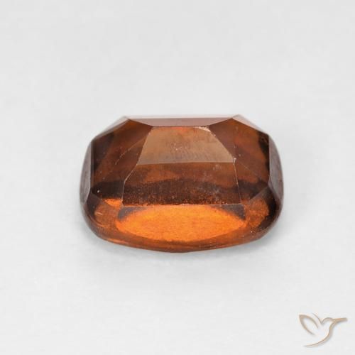 Hessonite Garnet Gemstone in 8 x 6 mm (calibrated) Size for Sale, Hessonite Garnet Stone in Amber Orange Color