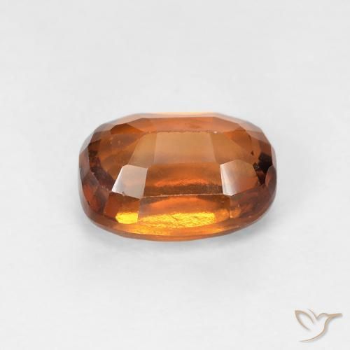 Hessonite Garnet Gemstone in 7 x 5 mm (calibrated) Size for Sale, Hessonite Garnet Stone in Medium Orange Color