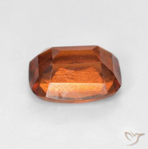 Hessonite Garnet Gemstone in 8.4 x 6.2 mm Size for Sale, Hessonite Garnet Stone in Fire Orange Color
