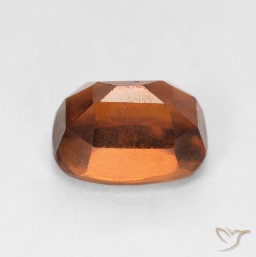 Hessonite Garnet Gemstone in 8 x 6 mm (calibrated) Size for Sale, Hessonite Garnet Stone in Medium Orange Color