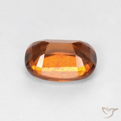 Hessonite Garnet Gemstone in 8 x 6 mm (calibrated) Size for Sale, Hessonite Garnet Stone in Deep Orange Color
