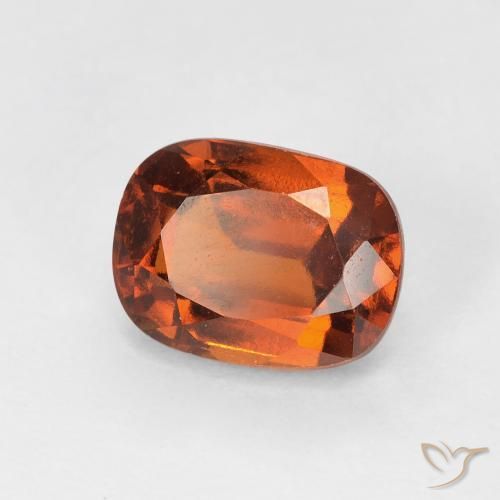 2.08 ct Orange Hessonite Garnet Stone, Natural Hessonite Garnet in Cushion-Cut Shape for Sale