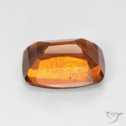 Hessonite Garnet Gemstone in 9 x 7 mm (calibrated) Size for Sale, Hessonite Garnet Stone in Amber Orange Color