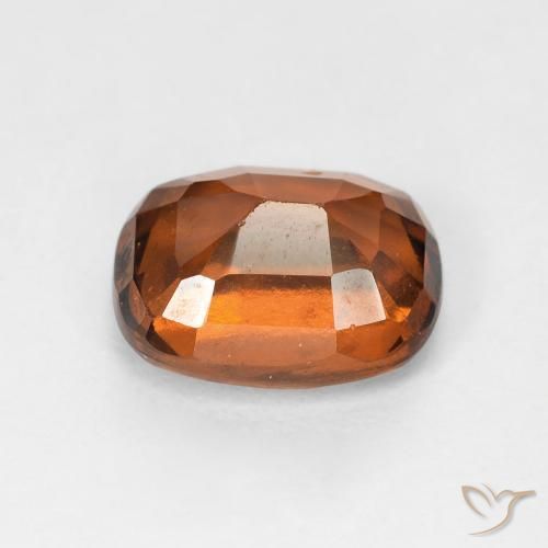 Hessonite Garnet Gemstone in 9 x 7 mm (calibrated) Size for Sale, Hessonite Garnet Stone in Medium Orange Color