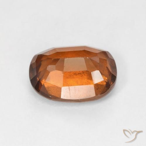 Hessonite Garnet Gemstone in 9 x 7 mm (calibrated) Size for Sale, Hessonite Garnet Stone in Fire Orange Color