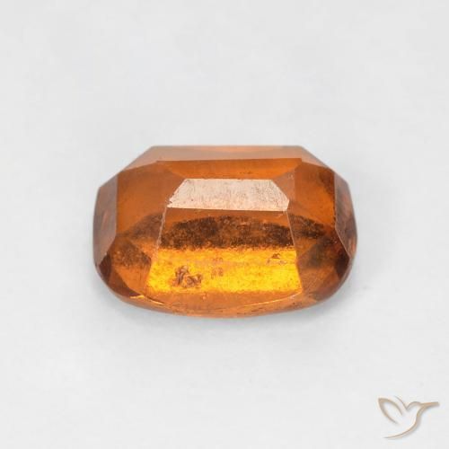 Hessonite Garnet Gemstone in 8 x 6 mm (calibrated) Size for Sale, Hessonite Garnet Stone in Deep Orange Color