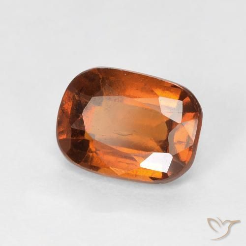 1.78 ct Orange Hessonite Garnet Stone, Natural Hessonite Garnet in Cushion-Cut Shape for Sale