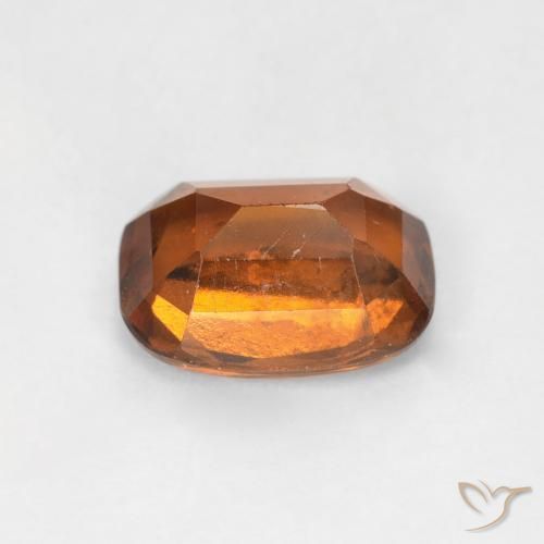 Hessonite Garnet Gemstone in 8 x 6 mm (calibrated) Size for Sale, Hessonite Garnet Stone in Medium Orange Color