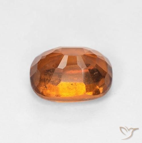 Hessonite Garnet Gemstone in 8 x 6 mm (calibrated) Size for Sale, Hessonite Garnet Stone in Deep Orange Color