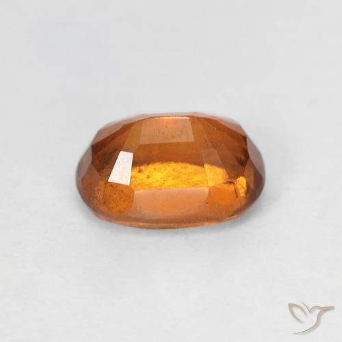 Hessonite Garnet Gemstone in 7 x 5 mm (calibrated) Size for Sale, Hessonite Garnet Stone in Deep Orange Color