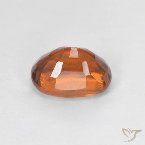 Hessonite Garnet Gemstone in 7 x 5 mm (calibrated) Size for Sale, Hessonite Garnet Stone in Medium Orange Color