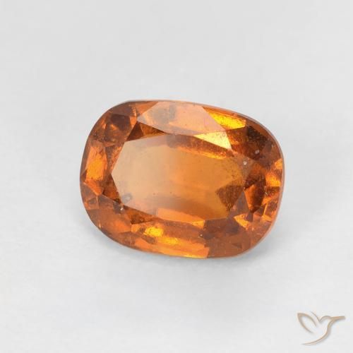 1.81 ct Orange Hessonite Garnet Stone, Natural Hessonite Garnet in Cushion-Cut Shape for Sale
