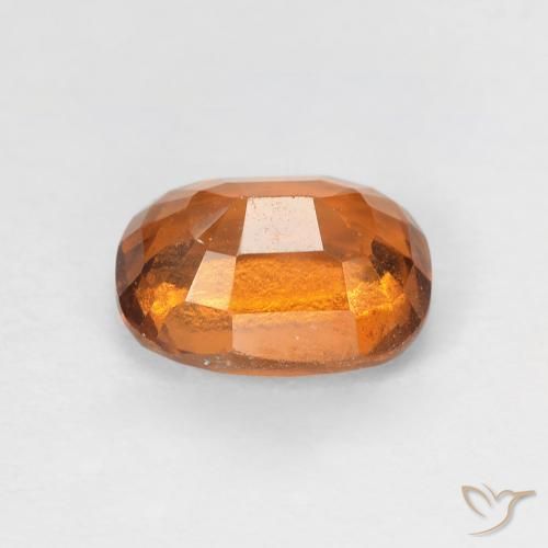 Hessonite Garnet Gemstone in 8 x 6 mm (calibrated) Size for Sale, Hessonite Garnet Stone in Medium Orange Color