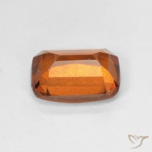 Hessonite Garnet Gemstone in 9 x 7 mm (calibrated) Size for Sale, Hessonite Garnet Stone in Medium Orange Color