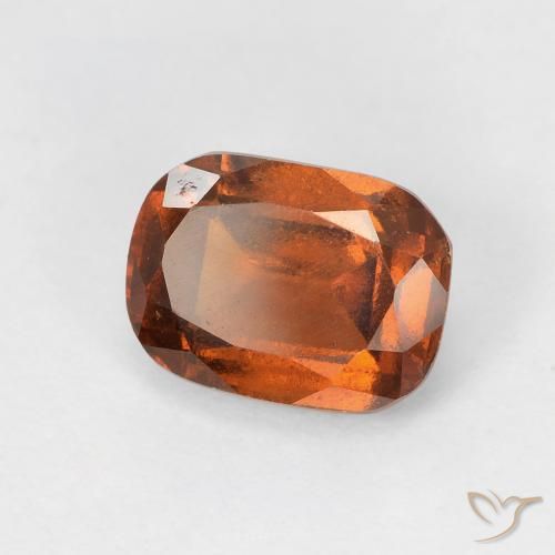 1.90 ct Orange Hessonite Garnet Stone, Natural Hessonite Garnet in Cushion-Cut Shape for Sale