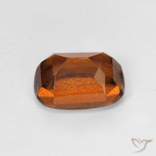 Hessonite Garnet Gemstone in 8 x 6 mm (calibrated) Size for Sale, Hessonite Garnet Stone in Dark Orange Color