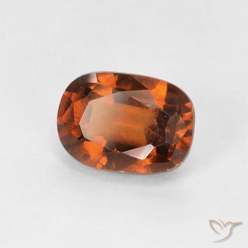 1.43 ct Orange Hessonite Garnet Stone, Natural Hessonite Garnet in Cushion-Cut Shape for Sale